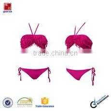 Wholesale Flower Sublimation Printed Slim Fit Bikinis Woman Swimwear