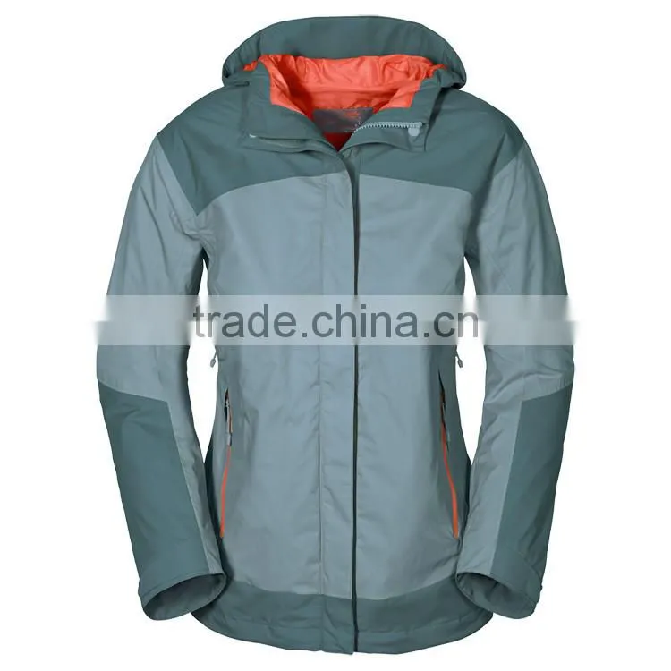 Women Lightweight Waterproof Tape Seamed Outdoor Jacket