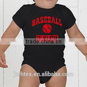 100% cotton black baby boy clothes printing,custom soft fashion clothes factory china