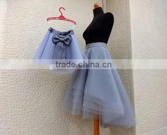 mommy and me matching skirt knee lenght princess dresses mother and daughter matching dresses