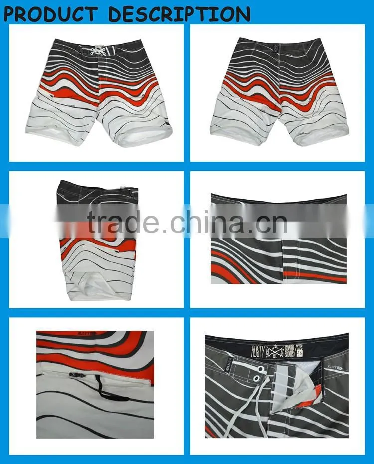 2018 Mens Stripe Board Shorts, Sports, Swimming Wear