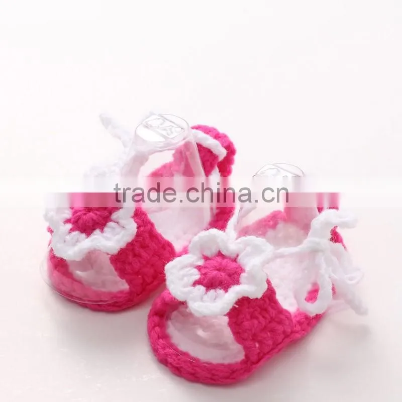 wholesale top sale high quality and cheap crochet baby shoes LBS20151223-45