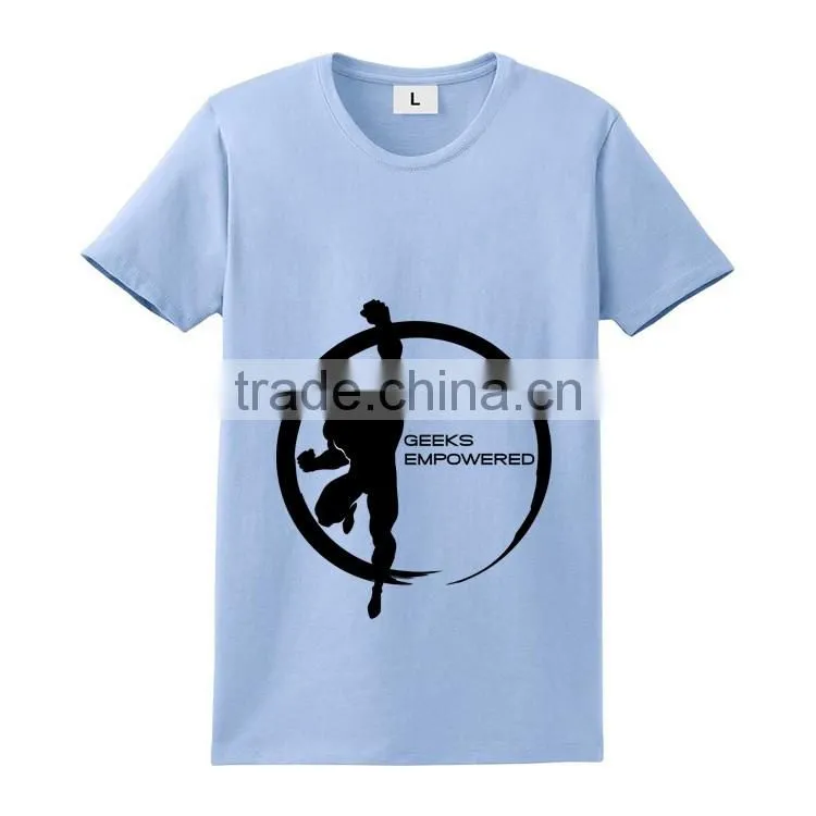 Bulk China Factory New Design Plus Size Blank European Style 200gsm T Shirt