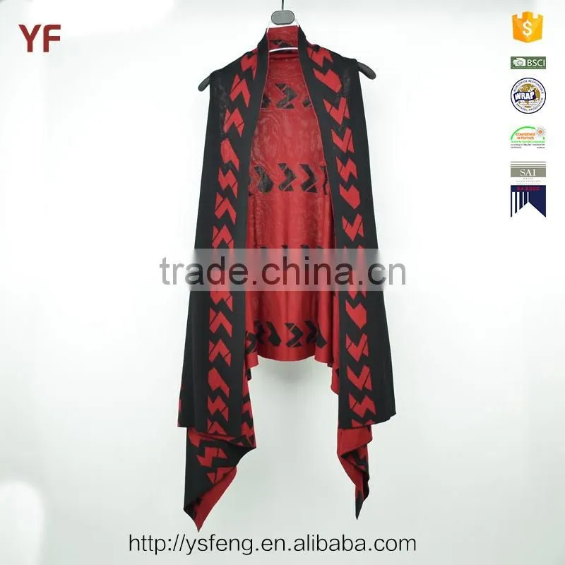 2016 New Designs Women Knit Ladies Poncho