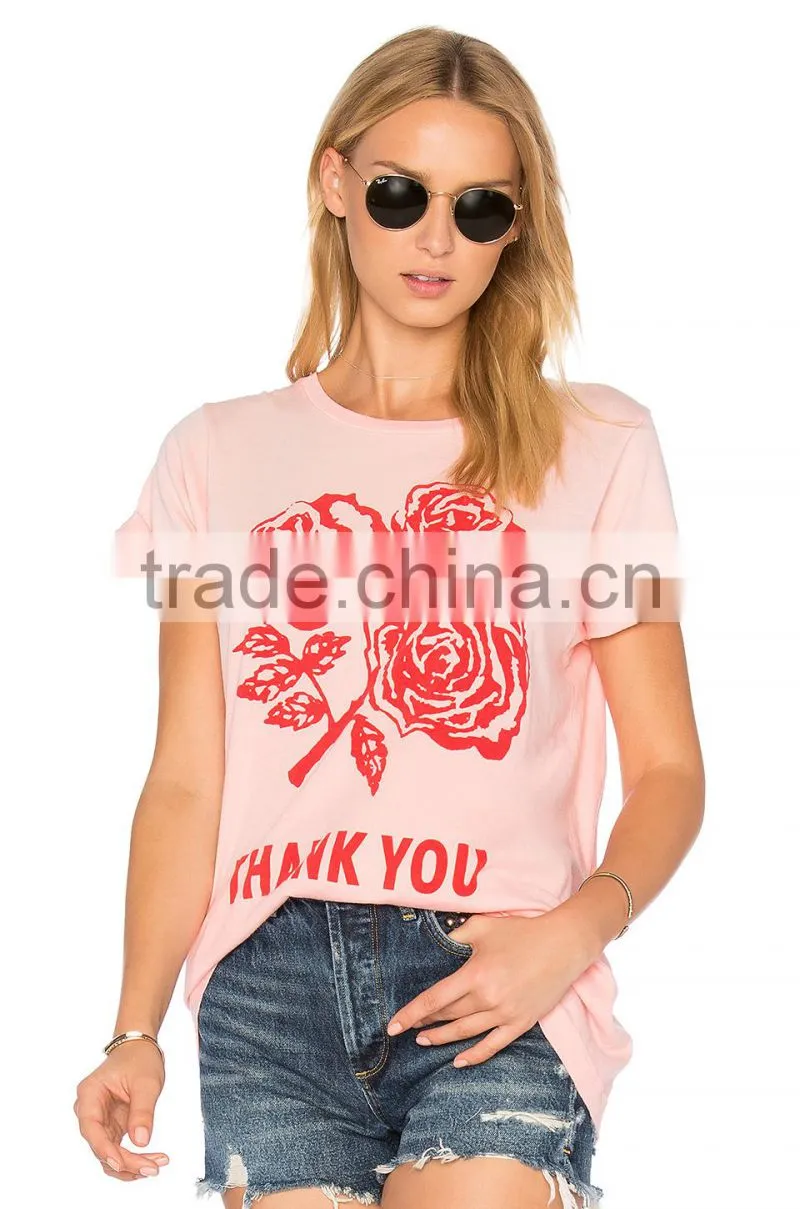 2018 Guangzhou Shandao Garment OEM Customized New Style Summer Fashion 160g 100% Cotton Short Sleeve O-Neck Women T Shirt Design