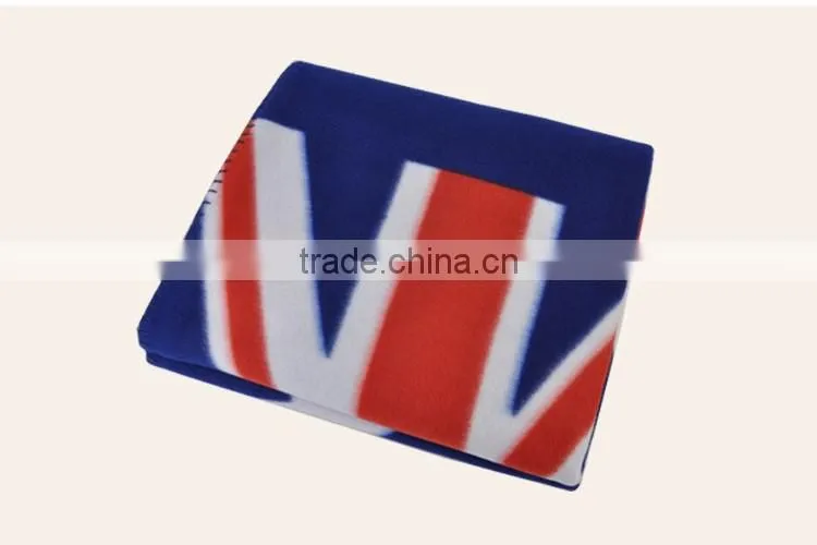 cheap china factory blanket with Flag