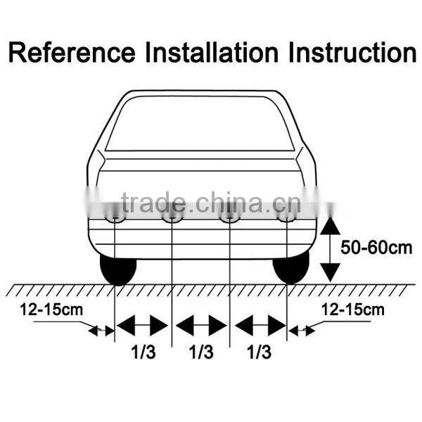 World Cheapest USD 6.9 LED Display Car Parking Sensor System