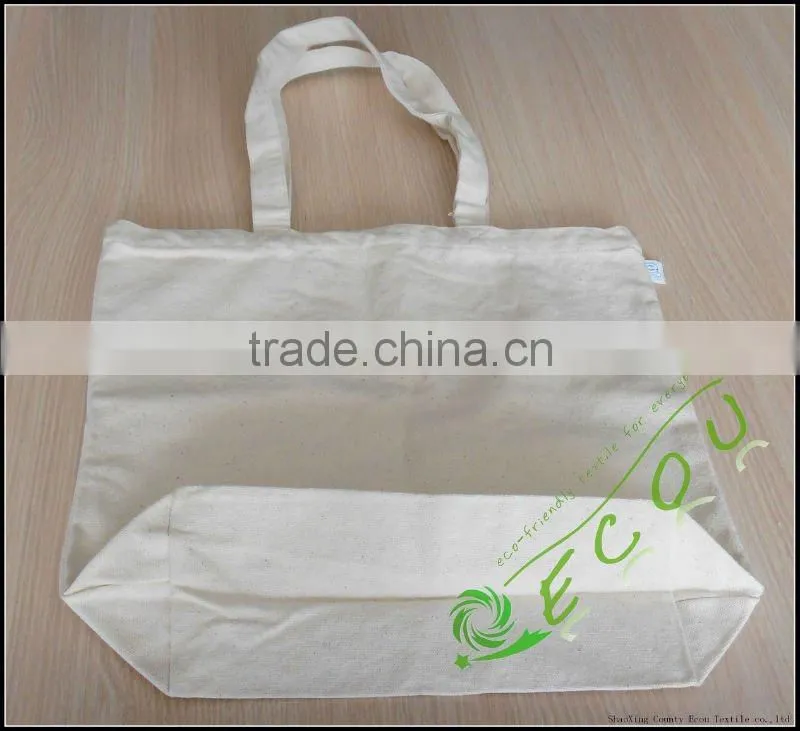 Cotton canvas shopper bag