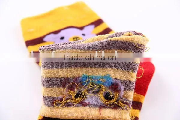 autumn&winter high quality 100%cotton children terry thick socks