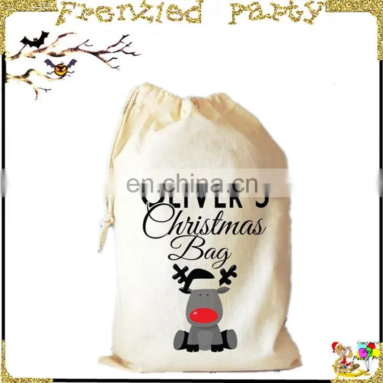 New Christmas drawstring Santa Sack FGCS-0207