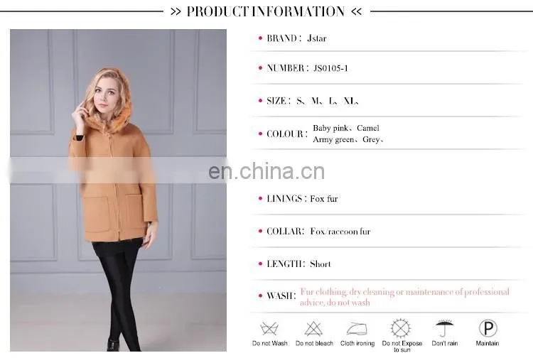 Hotsales woman sheepskin coat elegant factory outlet cashmere overcoat