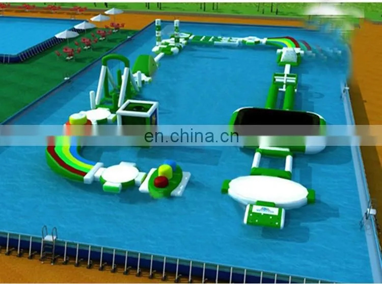 2016 High Quality Giant Inflatable Floating Water Park Equipments For Sale