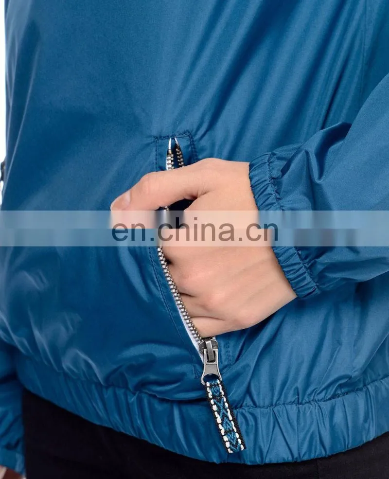 High quality fashion windbreaker jacket custom made jackets