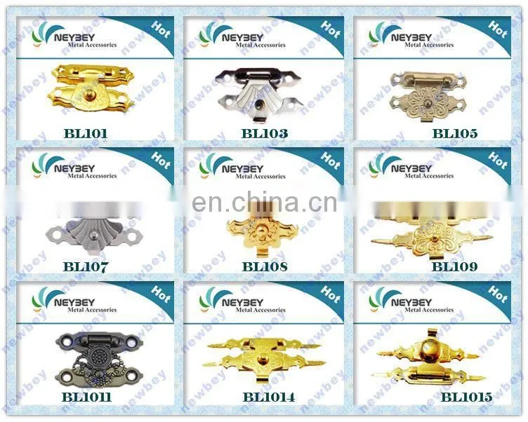 Jewelry case hardware handles and locks BD201 and BL505
