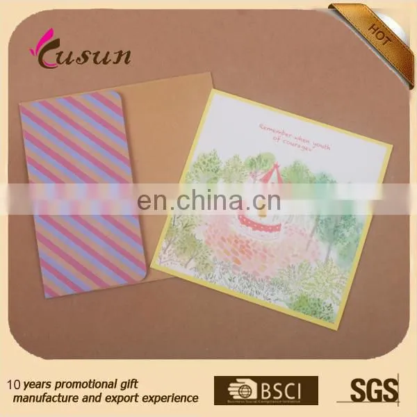 Full Color Printed blessing card