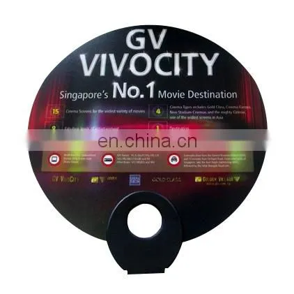 brands custom making plastic hand fan for advertisement gift