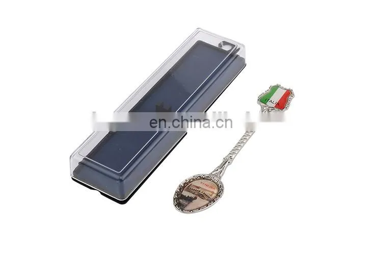 Hot-selling promotional metal Croatian souvenir metal spoon