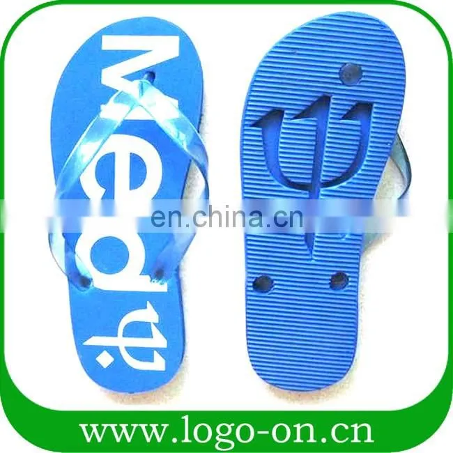 promotional debossed flip flop