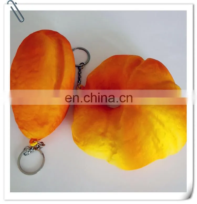 customized PU stress ball toy of promotion gift fake PU bread looks real