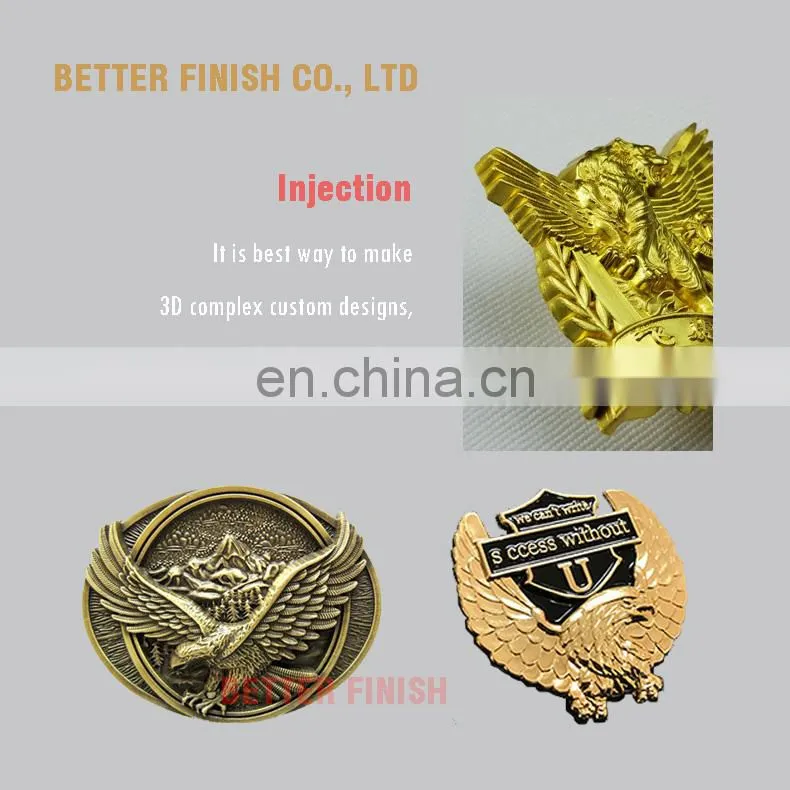 custom gold hard enamel folk art lapel pins metal pin badge