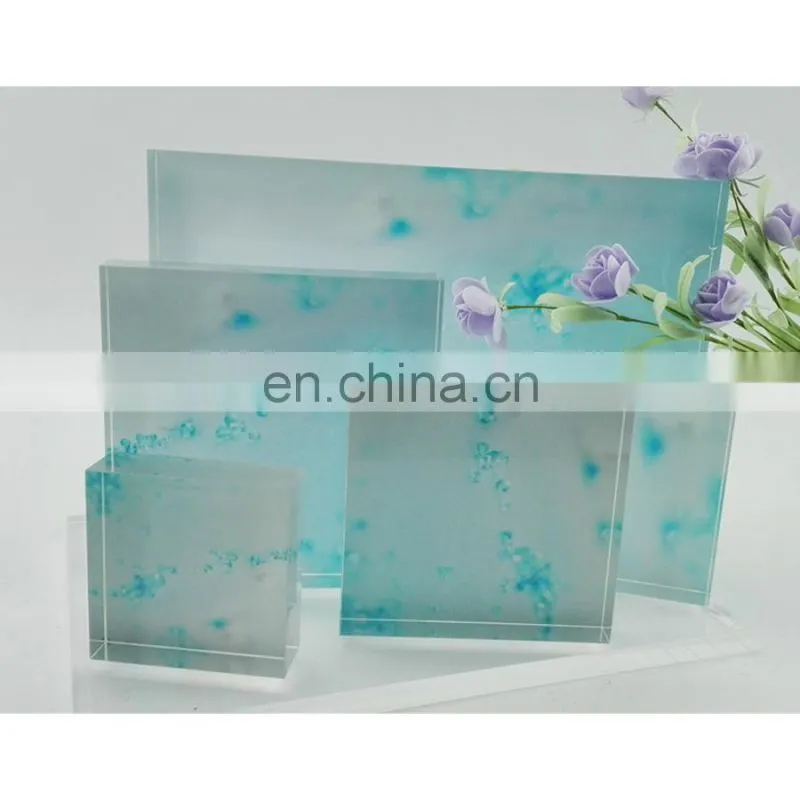 Silk Screen Printing Acrylic Photo Block LOGO Block Acrylic Photo Block 7x5