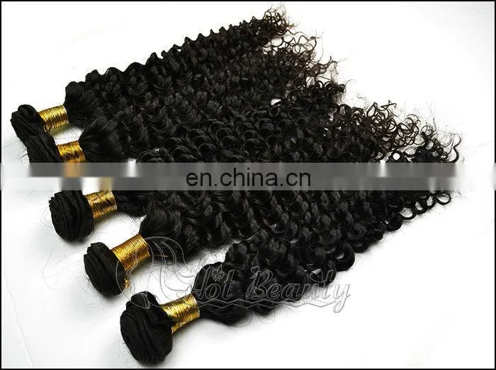 12"-32" Black Hair Deep Weave Brazilian Deep Wave Curly Hair 3 Bundle