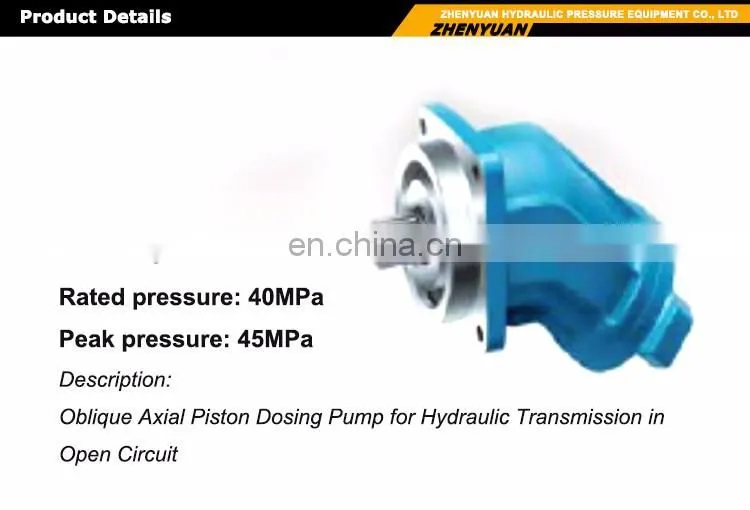 Modern design Rexroth hydraulic piston pump A2FM AA2FM63/61W-VSD527 hydraulic motor