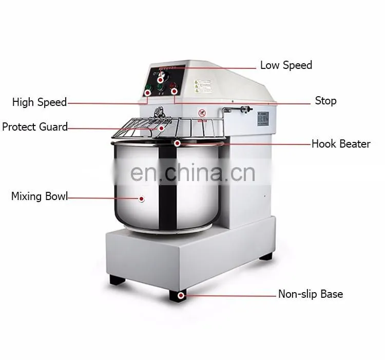 Cheap Price Industrial Spiral Bread Pizza 8kg cake dough mixer