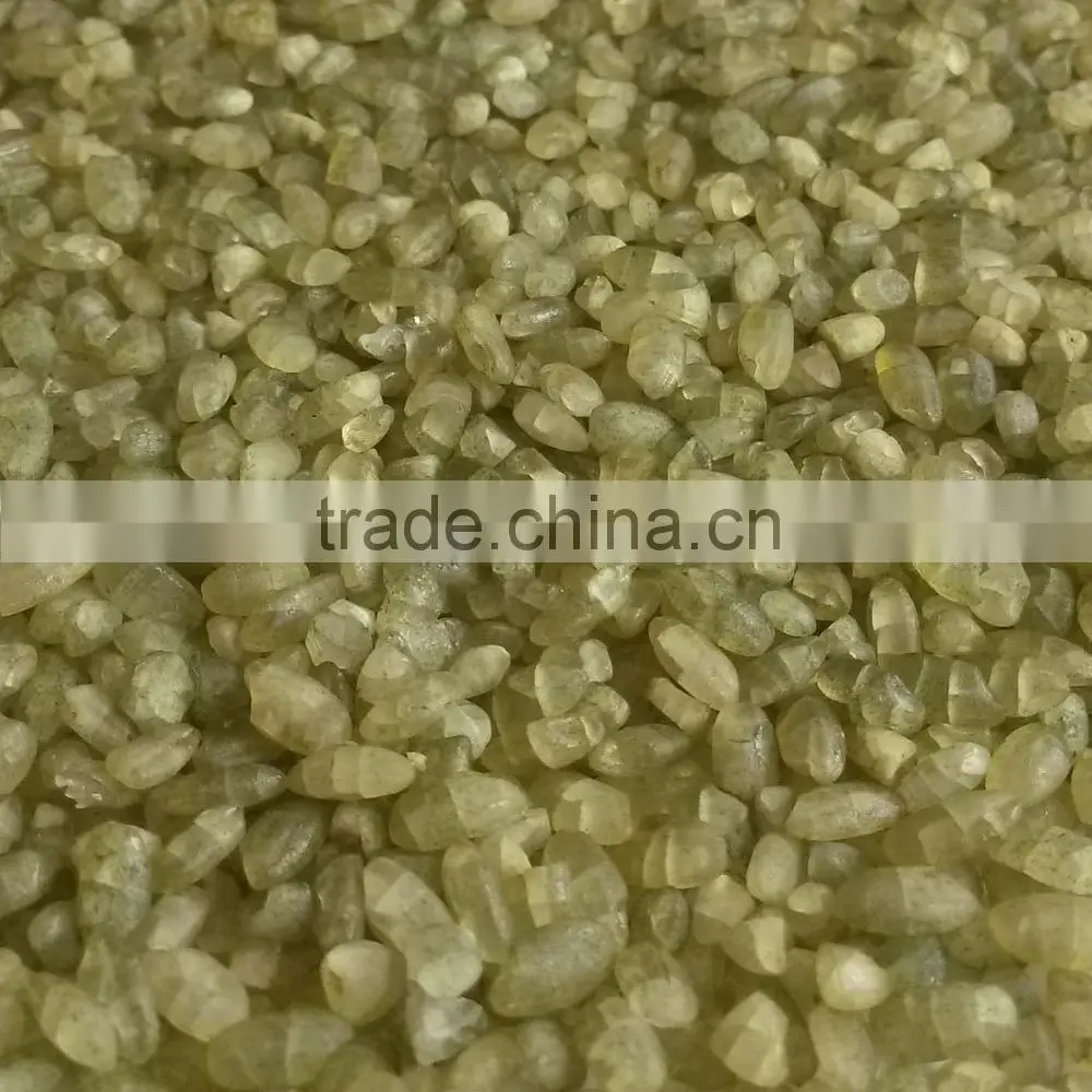 Organic parboiled green rice