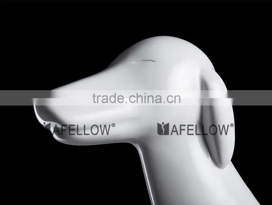 white Fiberglass abstract Dog mannequin for sale