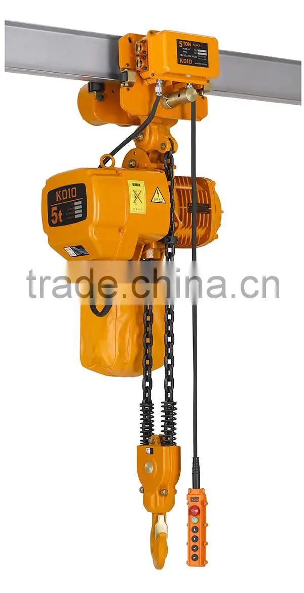 Special design for limit space 0.5t electric chain hoist with low headroom
