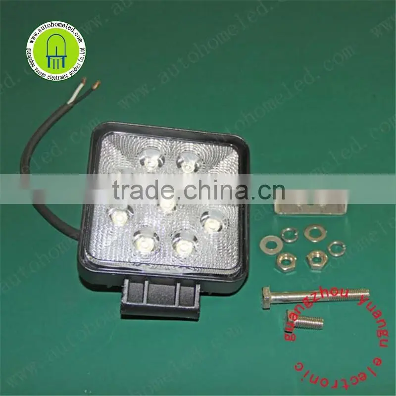 27W LED Work Light 5.1inch Epistar chip 1800lm 12V 24V Diecast Aluminum Shell