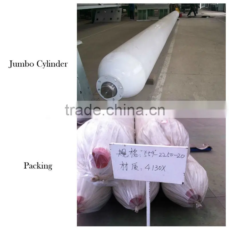 China Yukun 8 tubes skid CNG semi trailer
