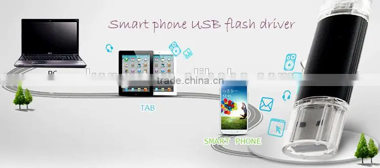 8g 16g 32g 64g double slider dual multifunctional wireless phone usb flash drive computer pendrives flash pen drive