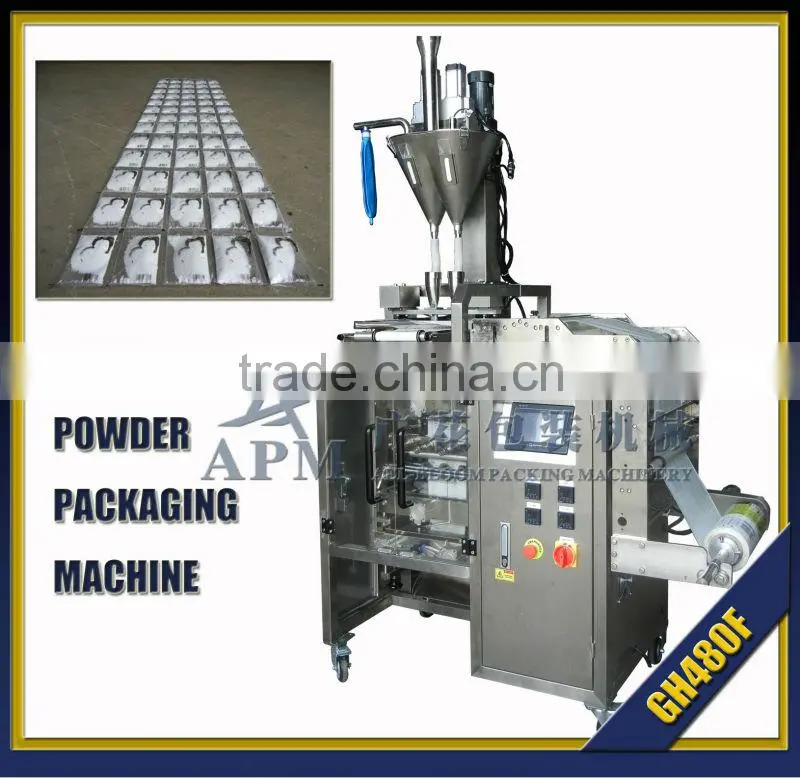 Multi heads powder packing machine
