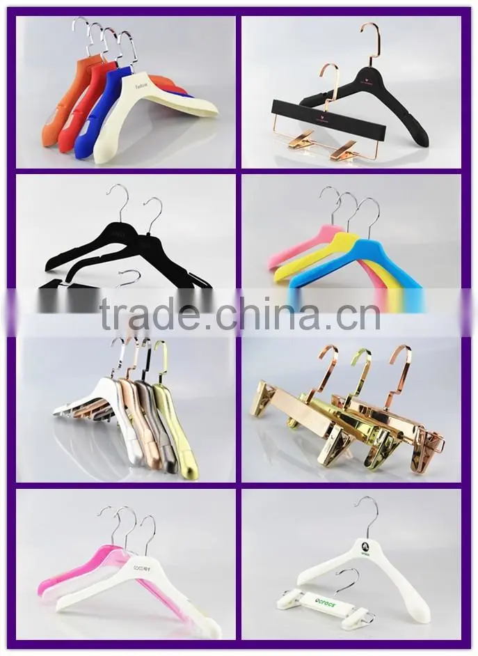 IMY-515 white childrens coat hangers plastic