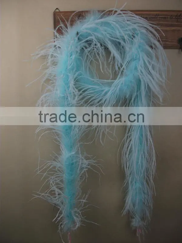 Wholesale Feather Dyed Ostrich Feather Boa For Decorate