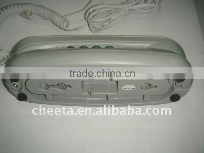 Wall mountable hotel phone