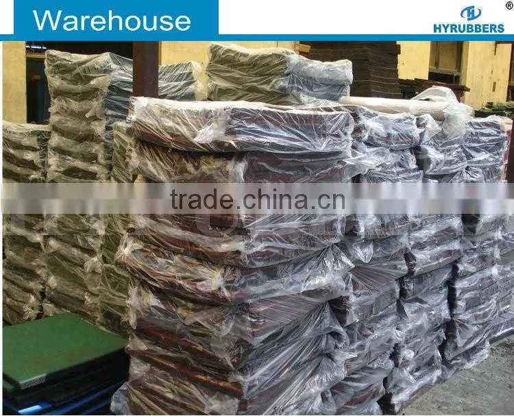 Rubber garage floor tiles interlock dog bone type