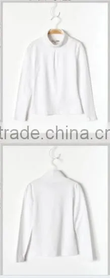 Fashion turtle neck long sleeve girl knitted under garments