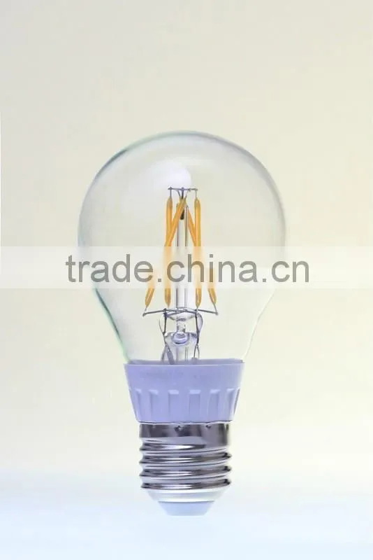 2016 NEW!! A50 1.6w e27 220v-240v led e27 led bulb filament with CE&RoHS 2Years Warantty