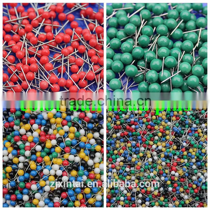 Assorted Color Round Head Pins Ball Head Push Pins With Good Use
