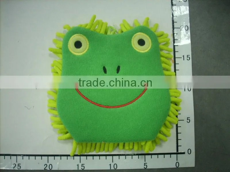 Microfiber chenille car cleaning glove animal mitt