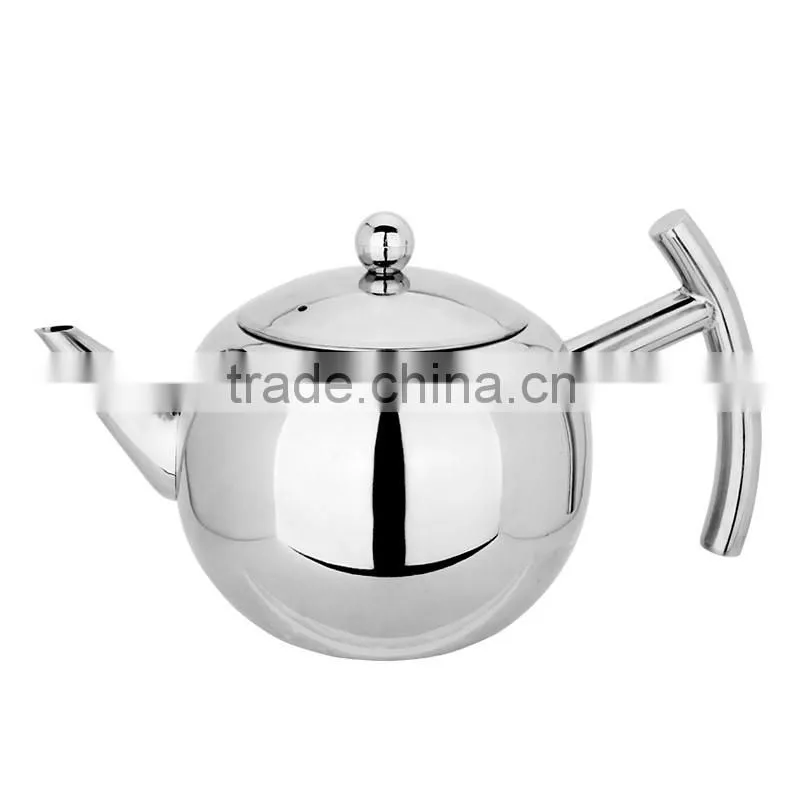 stainless steel tea pot coffee pot with strainer