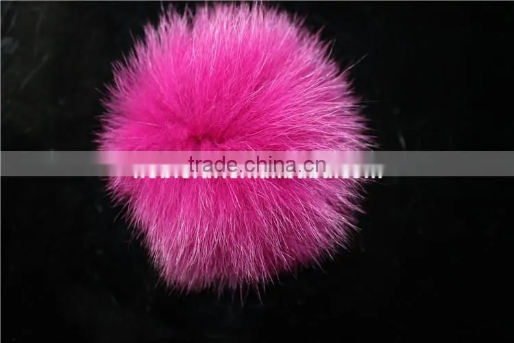 Fashion Fox Fur Ball Real Fox Fur Pom Poms Bag Fur Accessories