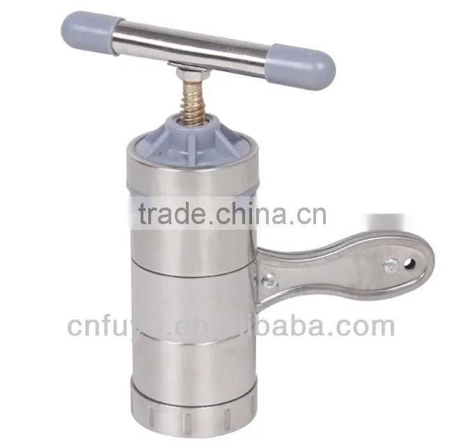 New stainless Steel Home Manual Pasta Machine With 5 Noodles Template