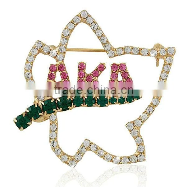 good rhinestone AKA pearl basileils custom lapel pin brooch jewelry