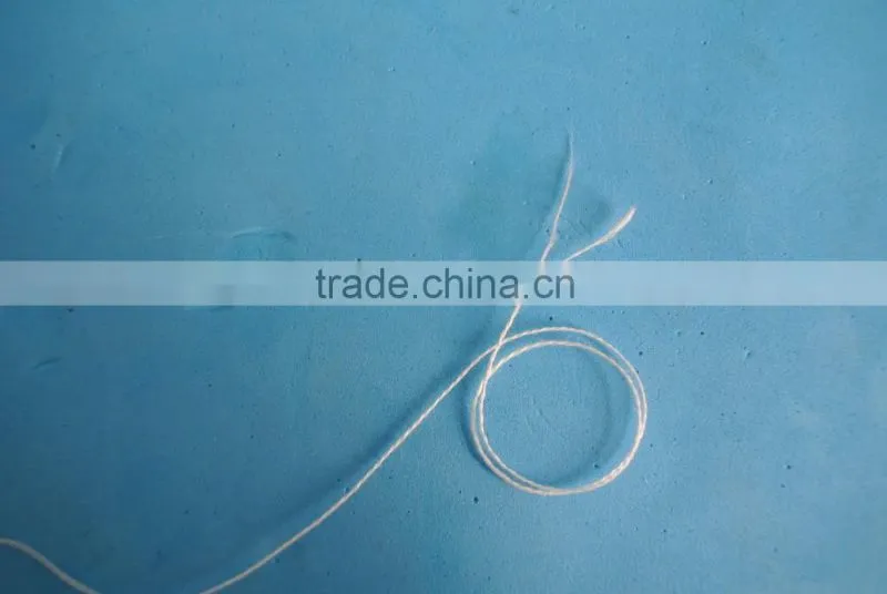Hot sale 100% polyester bag closer thread in plastice tube for bag closer machine