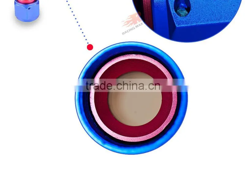 Aluminum oil cooler hose fitting 90 degree push on hose end push on 10-090-12