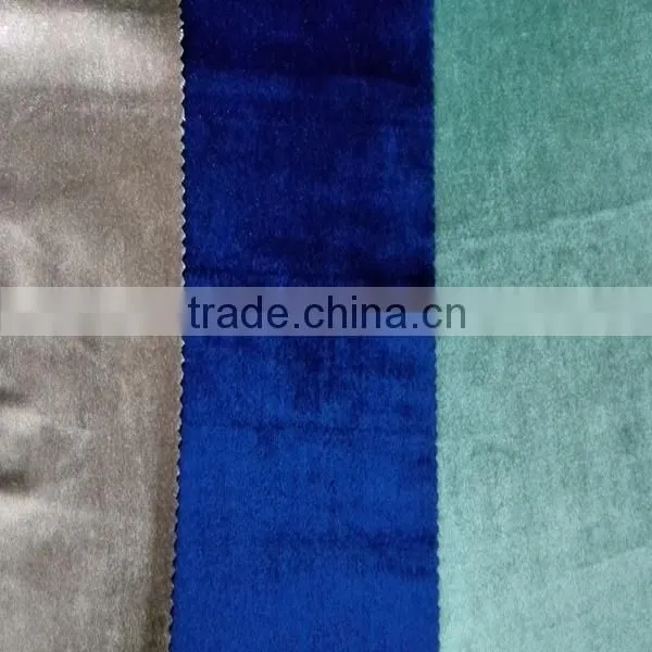Wholesale Shiny Warp Knitting Italian Velvet Sofa Fabric For Home Textile Decoration